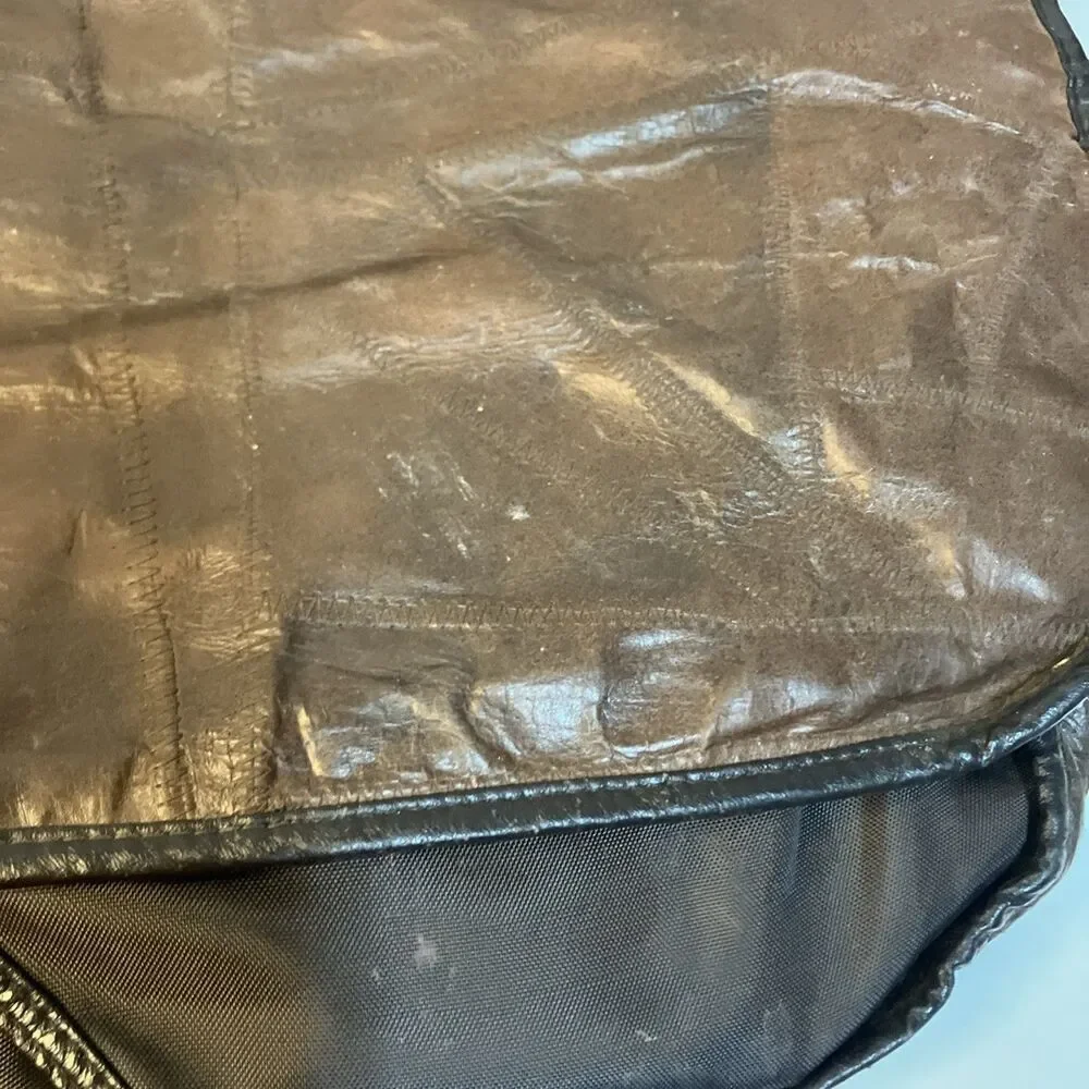 Potomac Leather Goods Company Genuine Leather Garment Travel Bag